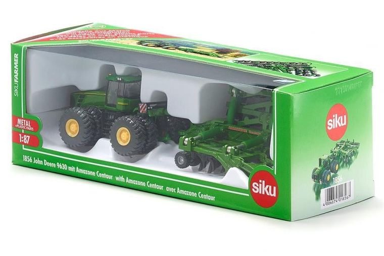 Siku, Traktor John Deere 963 z rozrzutnikiem, model pojazdu, 1856