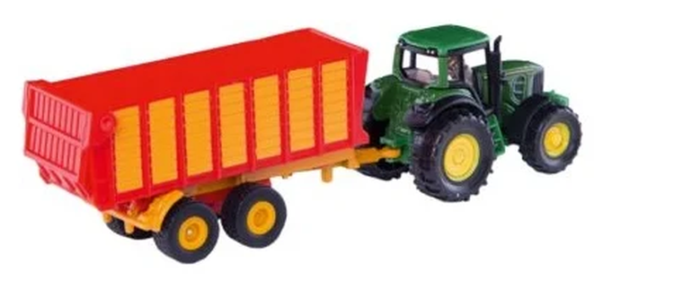 Siku, Traktor John Deere z przyczepą Silage, model pojazdu, 1650