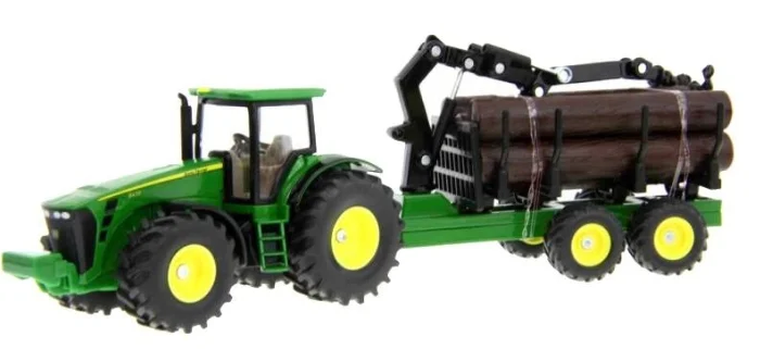 Siku, Traktor z przyczepą leśną, model pojazdu, 1954