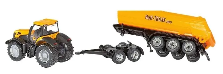 Siku, Traktor z wózkiem i wywrotką, model pojazdu, 1858