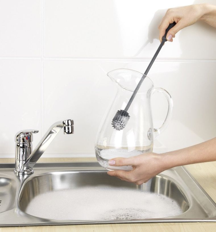 Silikonowa szczotka kuchenna do kubków, szklanek, 38 cm