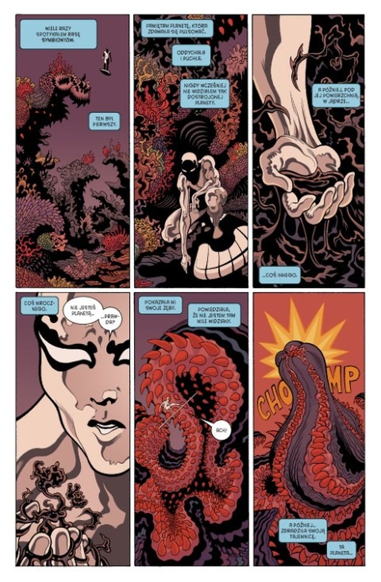 Silver Surfer. Czarny