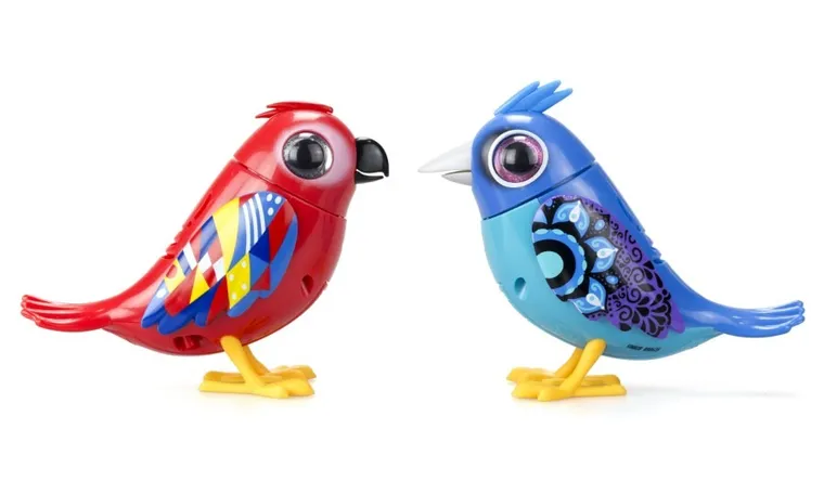 Silverlit, DigiBirds, ćwierkające ptaszki, zabawka interaktywna, 2 szt.