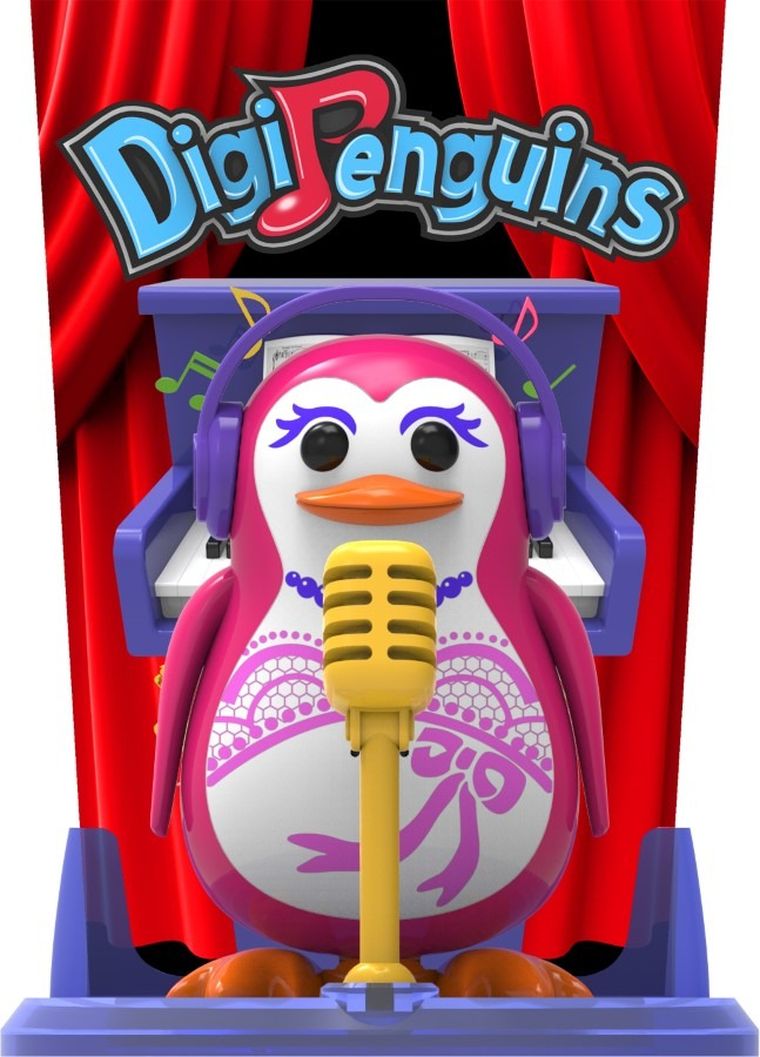Silverlit, DigiPenguins, Pingwinek ze sceną, zabawka interaktywna