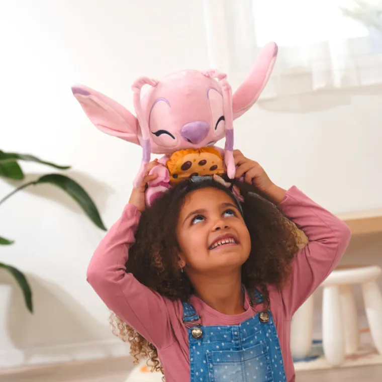 Simba, Lilo i Stitch, maskotka, angel z ciasteczkiem, 25 cm