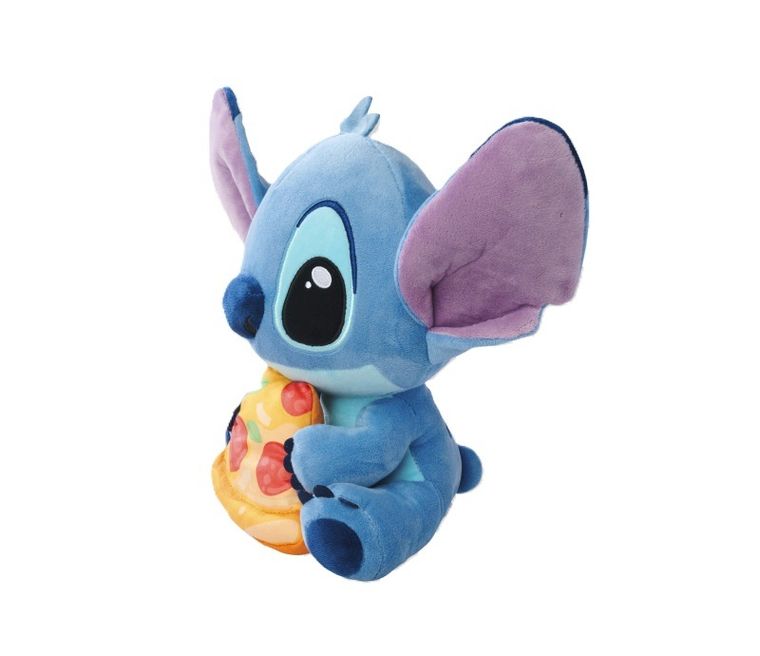 Simba, Lilo i Stitch, maskotka, z pizzą, 25 cm