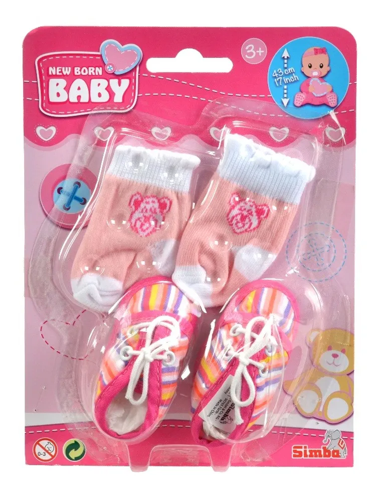 Simba, New Born Baby, buciki i skarpetki