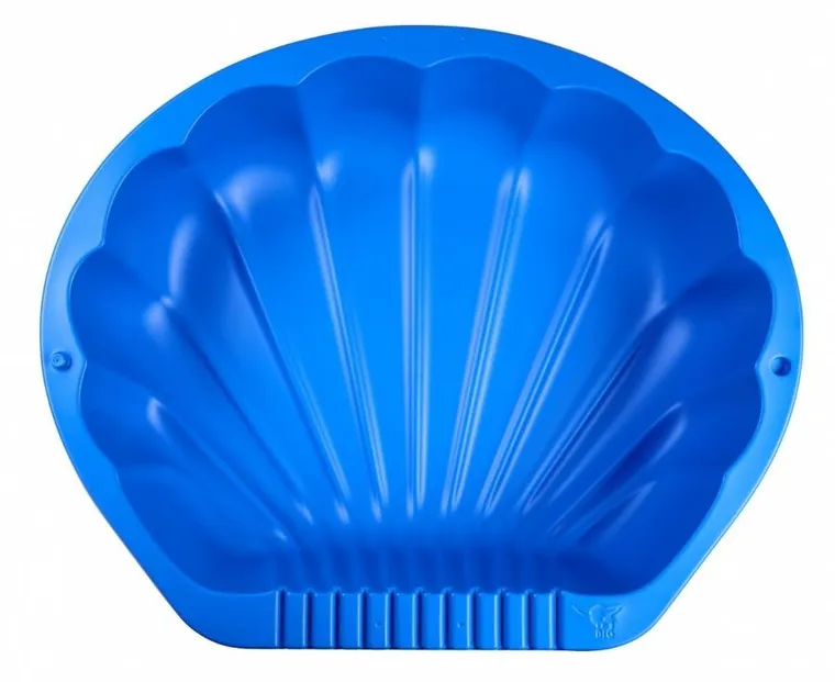 Simba, piaskownica muszelka, niebieska