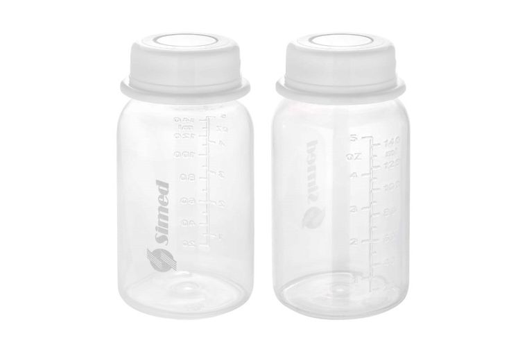 Simed, pojemnik do przechowywania i zamrażania ściągniętego pokarmu, 140 ml, 2 szt.