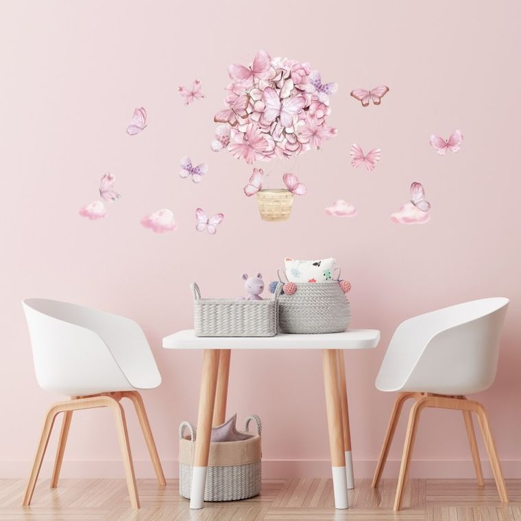 Sipo, naklejki na ścianę do pokoju dziecięcego, Motyle