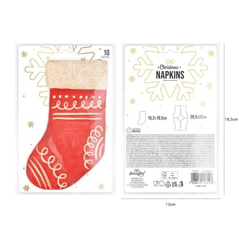 Skarpeta, serwetki świąteczne, 10 szt.