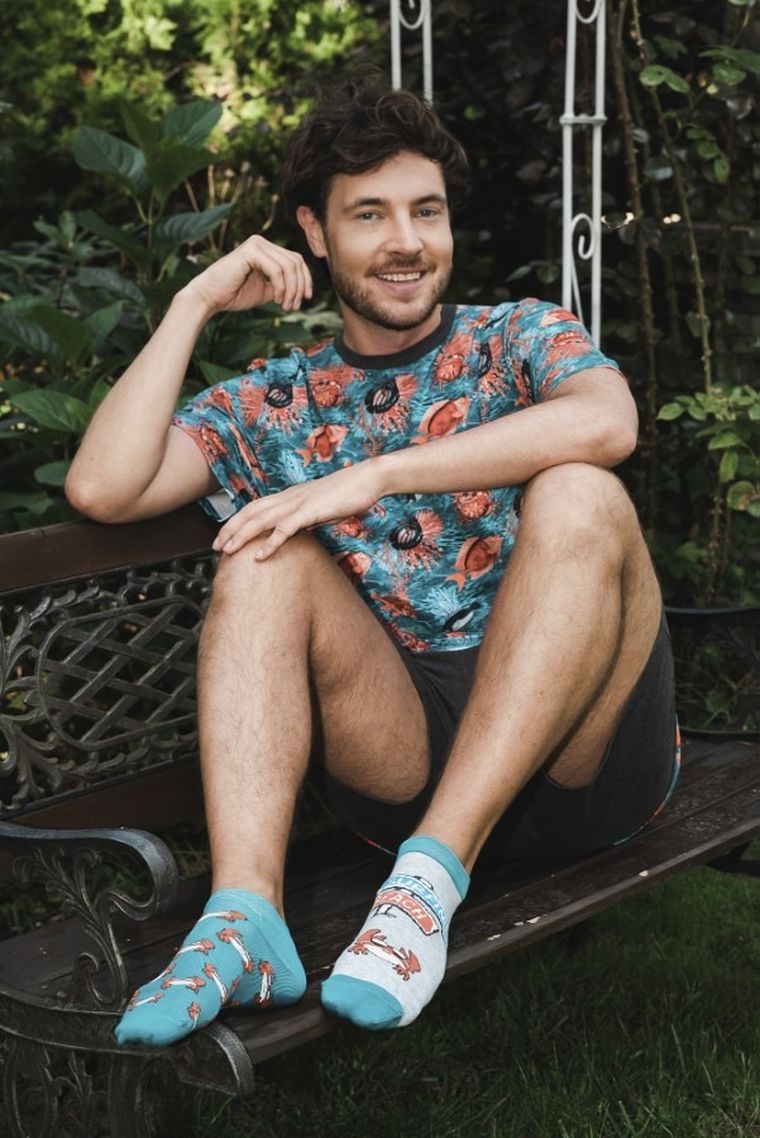 Skarpetki męskie, stopki, mix, Italian Fashion