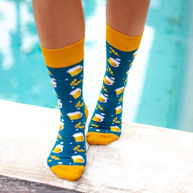 Skarpetki, niebieskie, Adrian