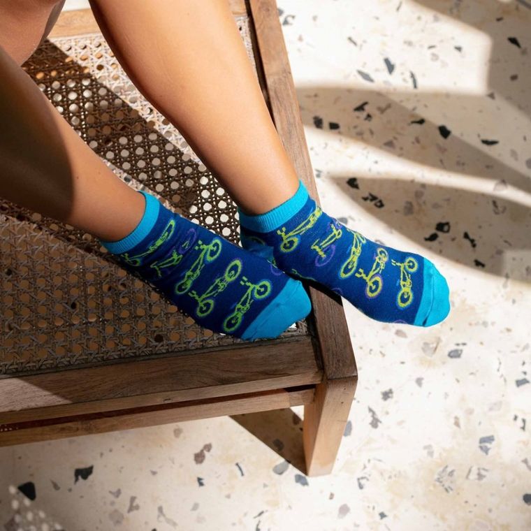 Skarpetki, stopki, granatowe, Adrian