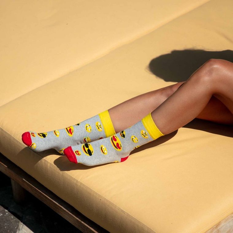 Skarpetki, szare, Adrian