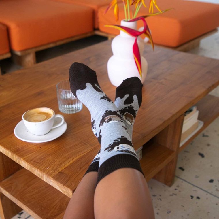 Skarpetki, szare, Adrian