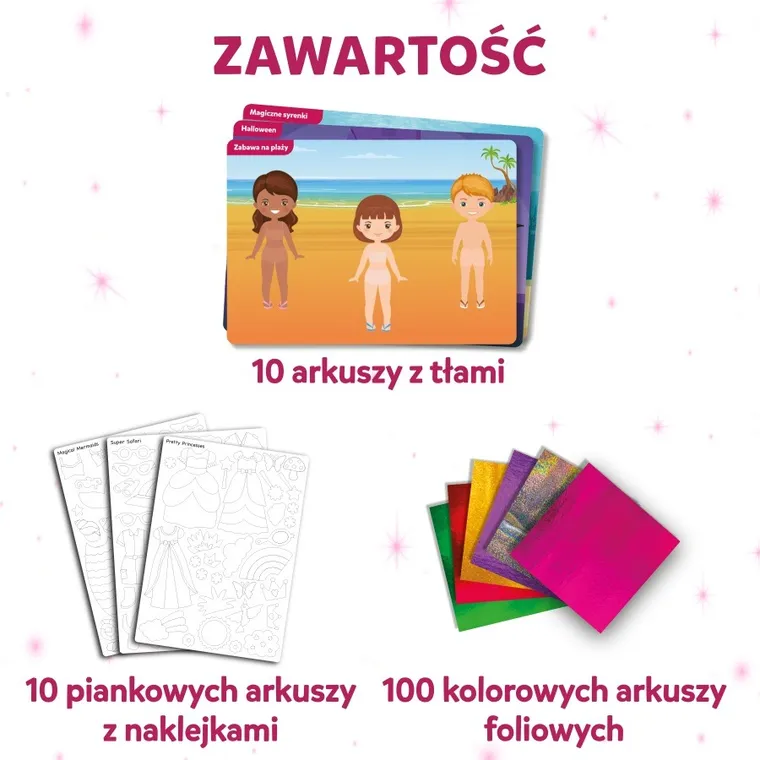 Skillmatics, Foil Fun, Modowe Kreacje, zestaw artystyczny