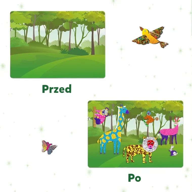 Skillmatics, Foil Fun, Świat Zwierząt, zestaw artystyczny