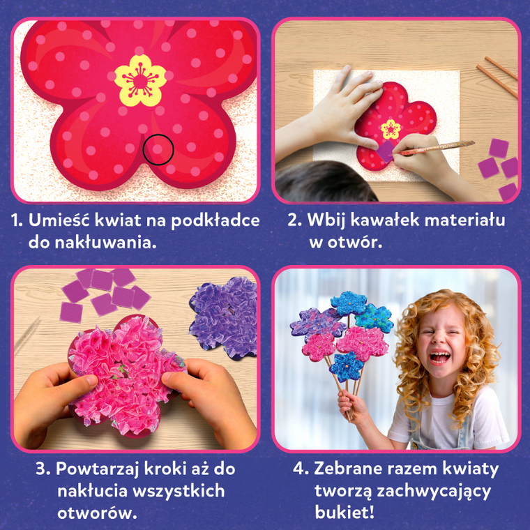 Skillmatics, Poke-In Art, Bukiet Kwiatów, zestaw artystyczny