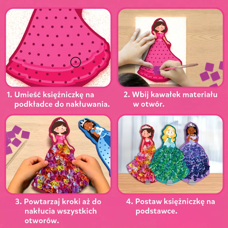 Skillmatics, Poke-In Art, Magiczne Księżniczki, zestaw artystyczny