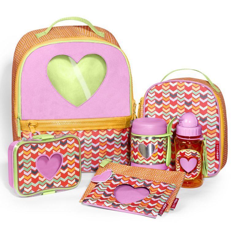 Skip Hop, Forget Me Not, Serce, plecak i lunchbox, zestaw