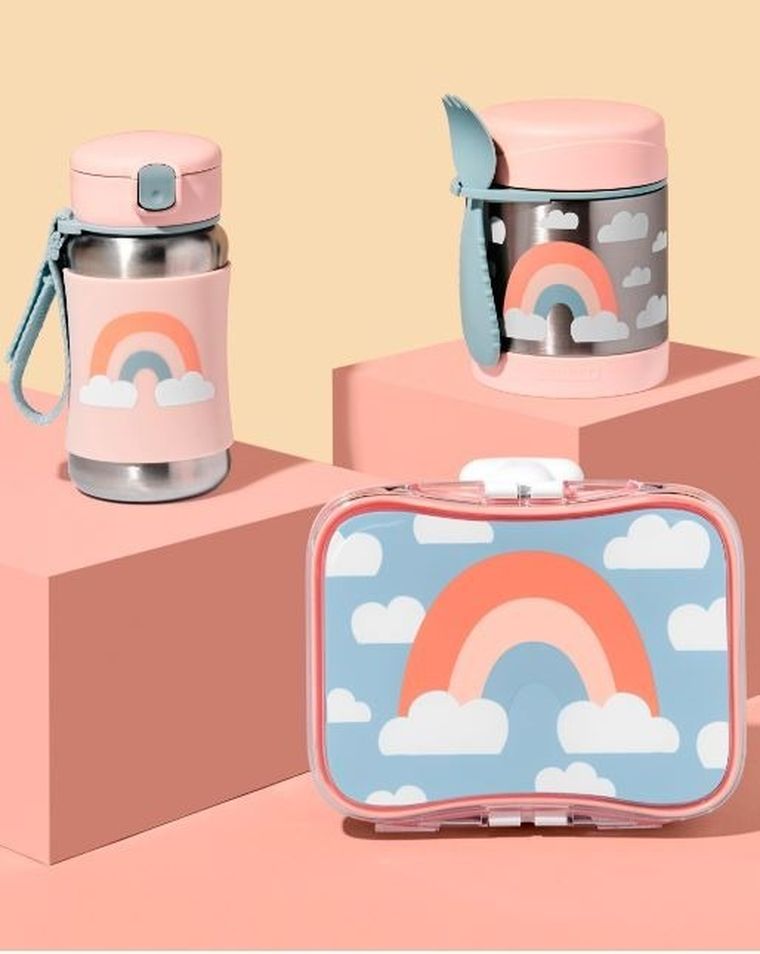 Skip Hop, Spark Style, Tęcza, butelka ze słomką