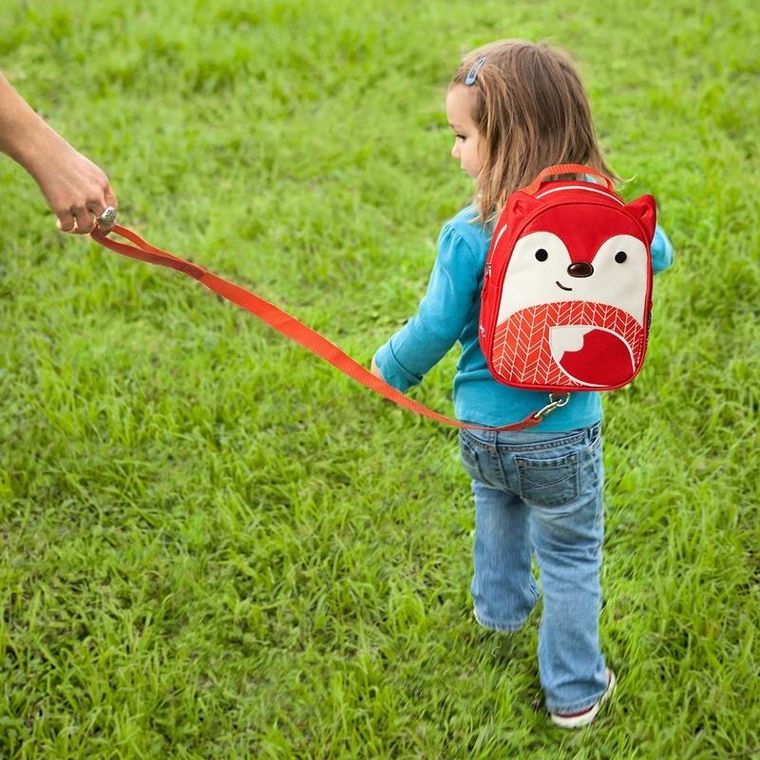 Skip Hop, Zoo Lisek, plecak ze smyczką, baby