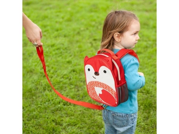 Skip Hop, Zoo Lisek, plecak ze smyczką, baby