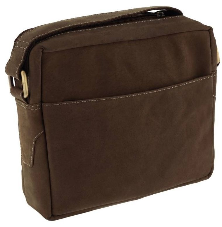 Skórzana męska listonoszka na ramię, Always Wild