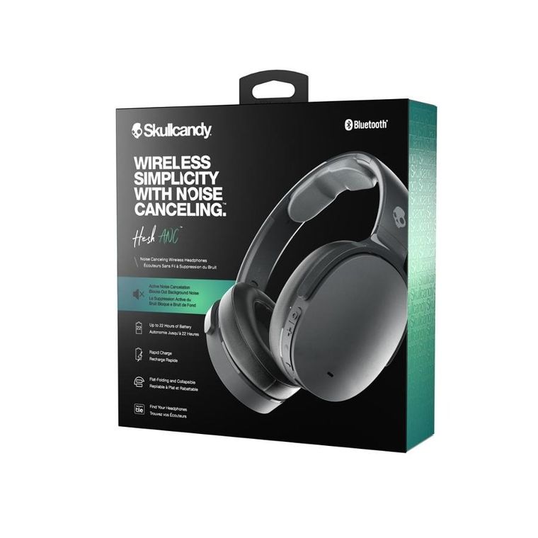 Skullcandy, Hesh Anc, bezprzewodowe słuchawki nauszne, true black