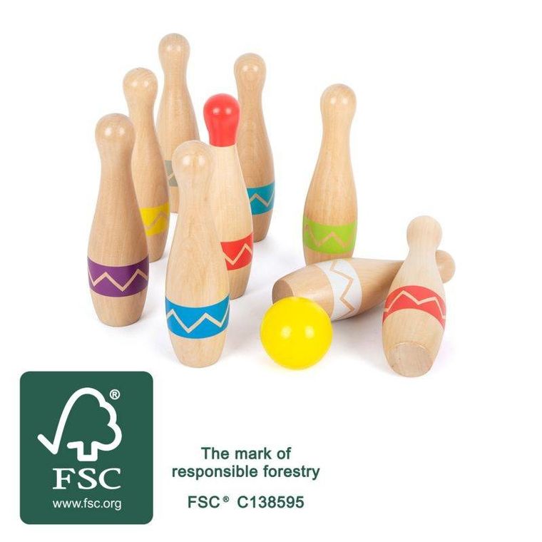 Small Foot, drewniane kręgle