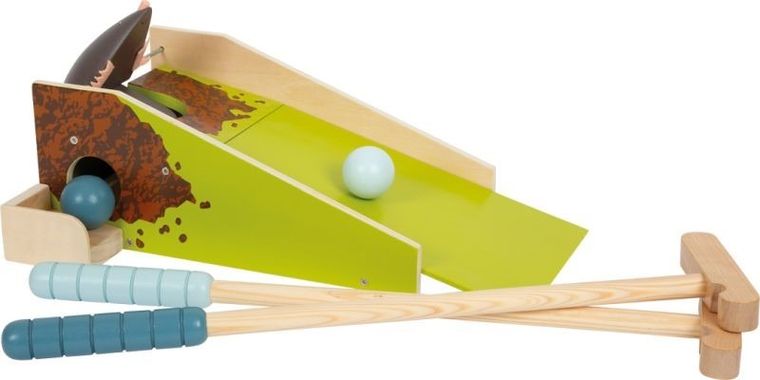 Small Foot, drewniany zestaw do minigolfa, kret