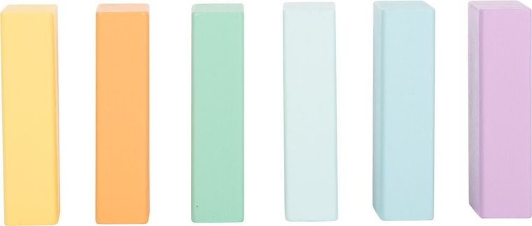 Small Foot, klocki drewniane, pastelowe