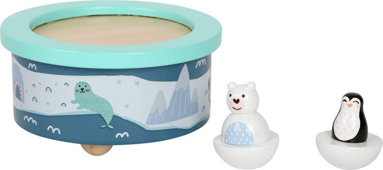 Small Foot, pozytywka z drewna, arktyka