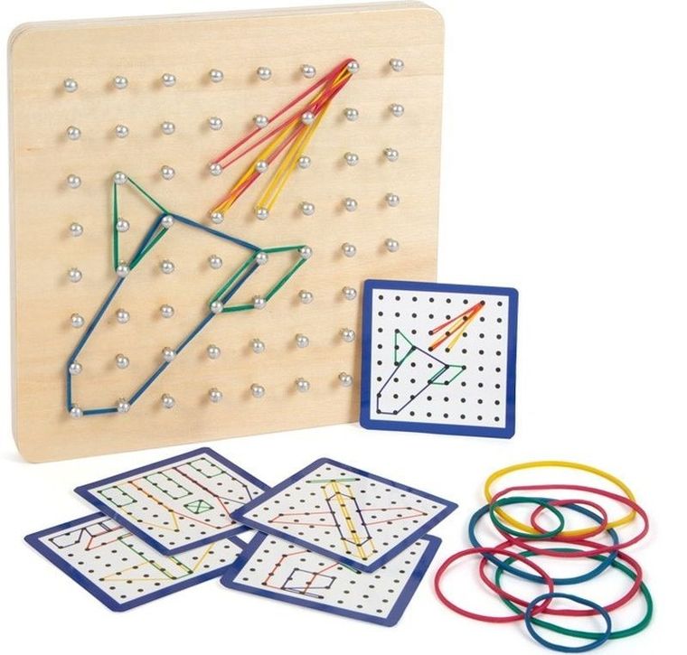 Small Foot, tablica do przeplatania, wzory geometryczne