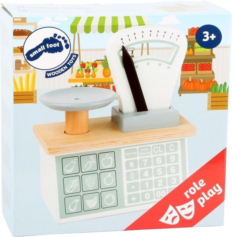 Small Foot, Waga ze wskaźnikiem, zabawka drewniana