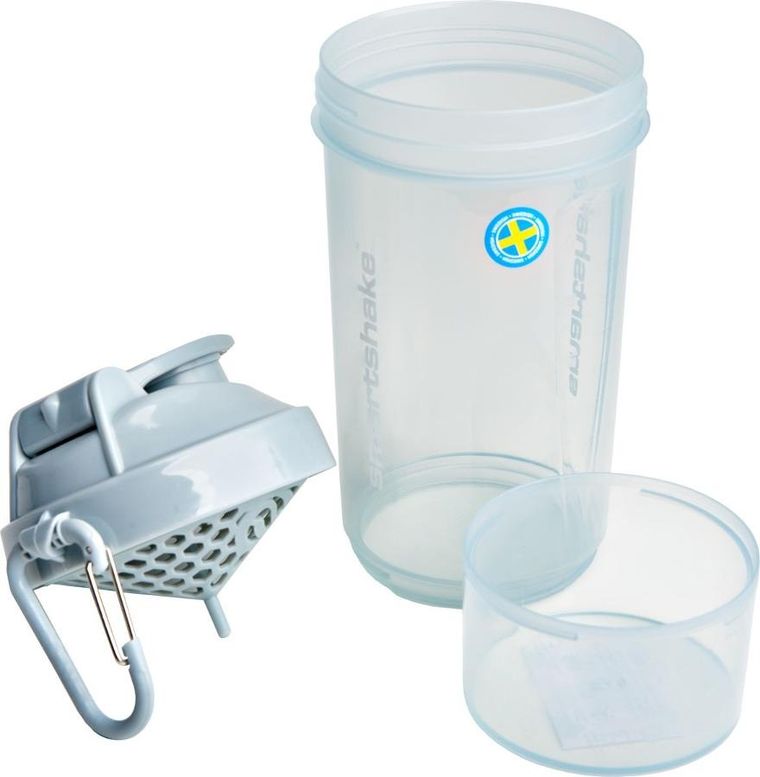 Smartshake, Original2Go One, bidon fitness, grey, 600 ml