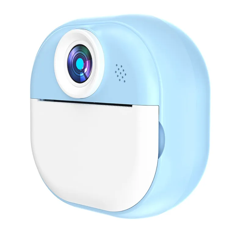 Smiki, aparat fotograficzny z drukarką, niebieski