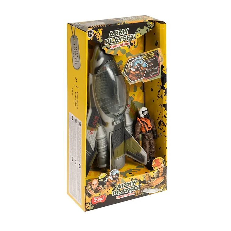 Smiki, Armed Forces, samolot wojskowy z żołnierzem Condor, pojazd z figurką