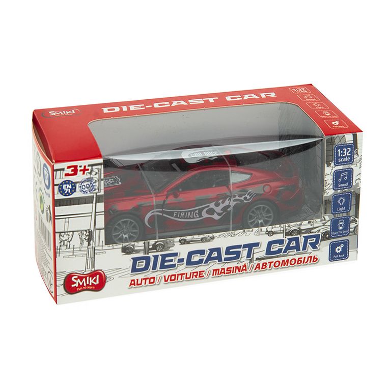 Smiki, Auto osobowe, pojazd, światło i dźwięk, 1:32