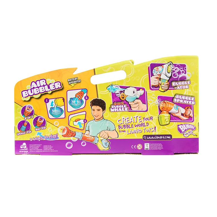 Smiki, automatyczny pistolet do robienia baniek mydlanych z płynem, 118 ml