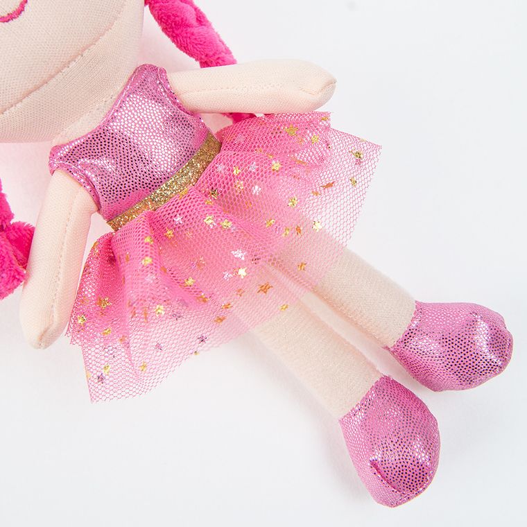 Smiki, Baletnica, szmaciana lalka, różowe włosy