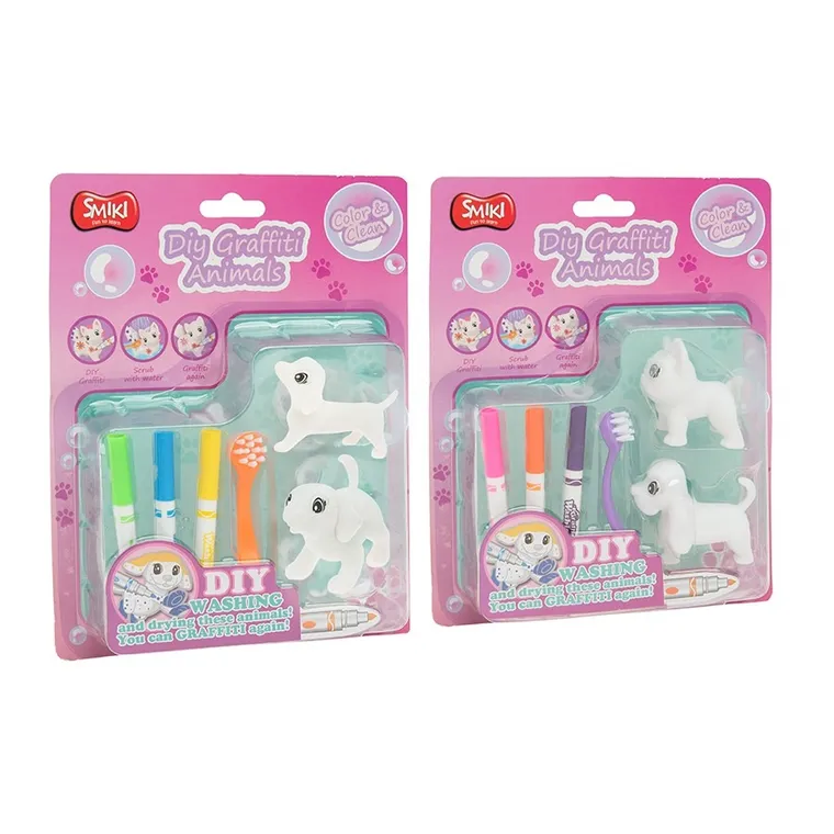 Smiki, Color & Clean, Pies, zmywalne figurki do malowania, 1 szt.
