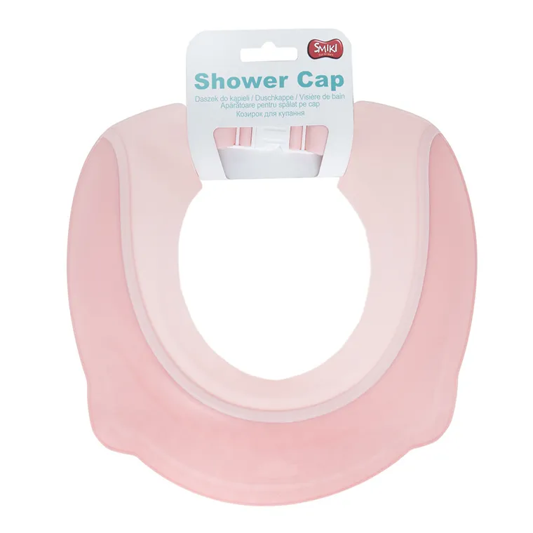 Smiki, daszek do kąpieli, różowy