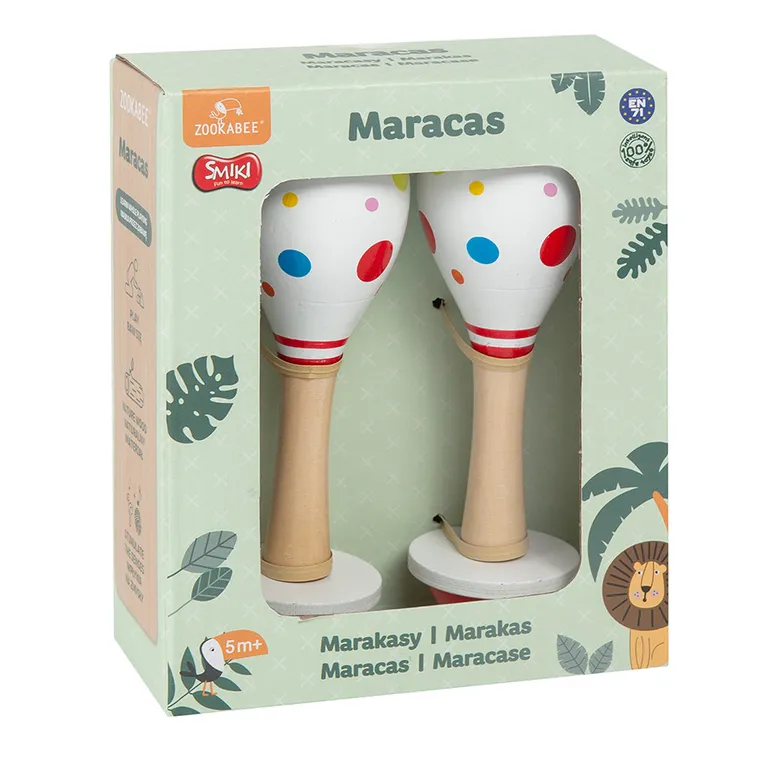 Smiki, Drewniane marakasy, instrument muzyczny
