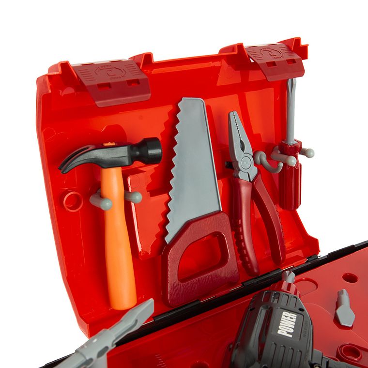 Smiki, duży warsztat majsterkowicza, stół narzędziowy