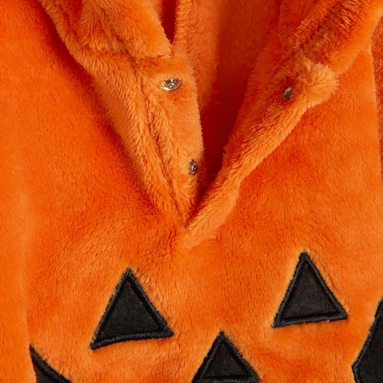 Smiki, Dynia, poncho z kapturem, pomarańczowe