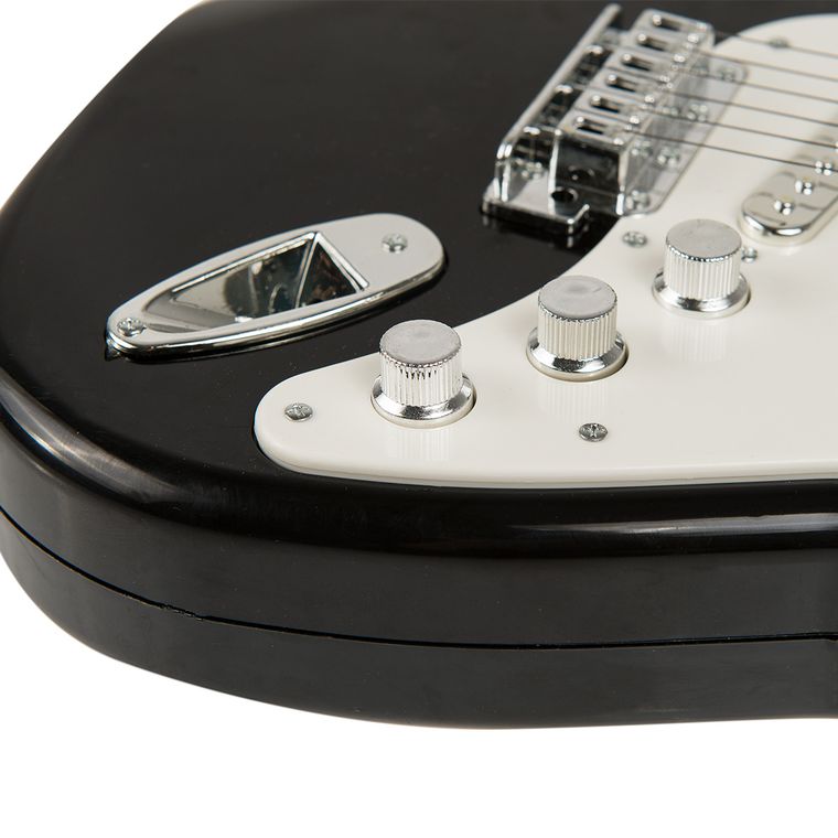 Smiki, Gitara elektryczna, czarna, 70 cm
