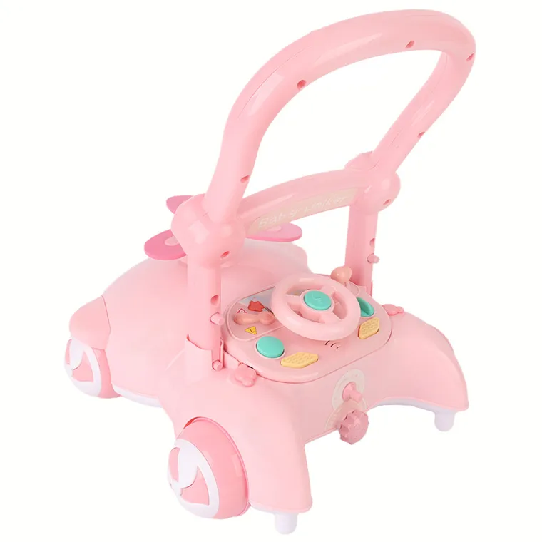 Smiki, Interactive Baby Walker, chodzik, samolocik, różowy