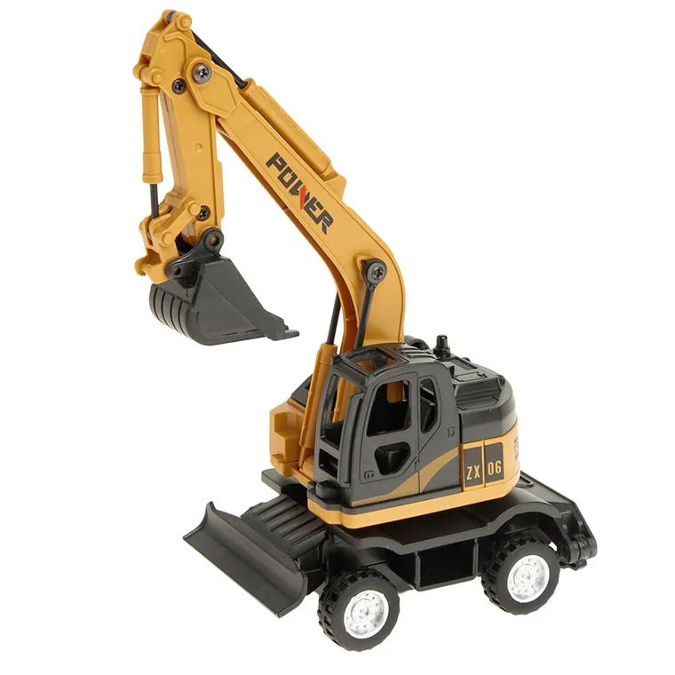 Smiki, Koparka, pojazd, żółty